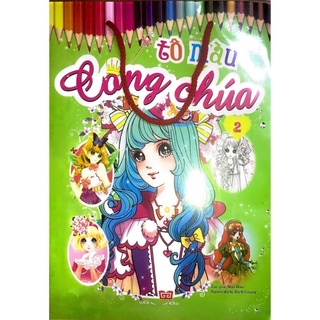 Sách - Bộ Túi 6 Cuốn Tô Màu Công Chúa 2