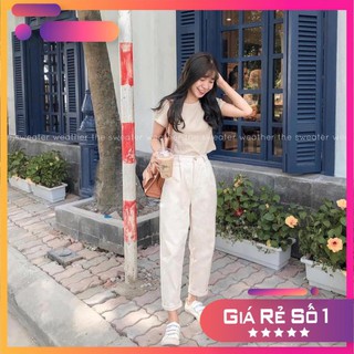 [SALE SỐC] Quần Baggy Kaki Cúc Chất Liệu Dày Dặn, Kiểu Dáng Năng Động