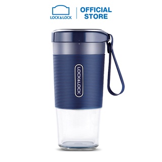 [Mã ELLOCKWL5 giảm 10% đơn 500K ] Máy xay sinh tố cầm tay Lock&amp;Lock 300ml - Màu NAVY EJJ321NVY