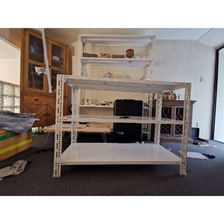 (1m x 40) - Kệ sắt v lỗ màu trắng ( Dài 1m x rộng 0.4m x cao 1.2m x 3 tầng)