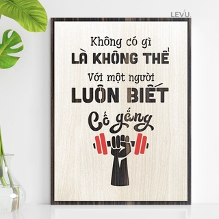 [Giá Mềm] Tranh Decor tạo động lực theo tên slogan những câu nói hay TBIG023