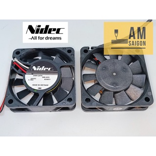 Quạt Nidec 6cm 6015 24V fan tản nhiệt hàng Nhật tồn kho mới chưa sử dụng
