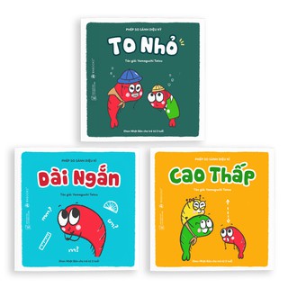 Sách Ehon - Combo 3 cuốn Phép so sánh kỳ diệu - Dành cho trẻ từ 0 - 3 tuổi