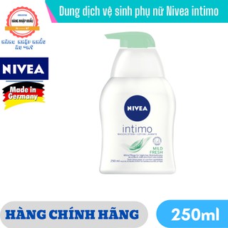 [HÀNG ĐỨC] Dung dịch vệ sinh phụ nữ Nivea intimo 250ml
