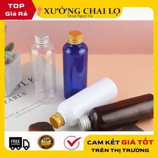 Chai Chiết Mĩ Phẩm ❤ GIÁ RẺ NHẤT ❤ [20ml-250ml] Chai nhựa pet nắp vặn nhôm chiết mỹ phẩm , phụ kiện du lịch