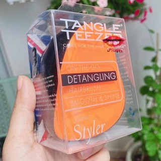 Lược Chống Rối Tangle Teezer Compact Styler Detangling Hairbrush ORANGE FLARE (chính hãng)