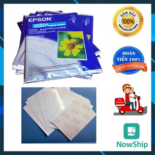 Giấy in ảnh Epson A4 định lượng 230gsm { văn phòng phẩm các loại,..}