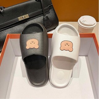 Dép bánh mỳ in gấu cute - tăng chiều cao - Đặt tăng 1 size