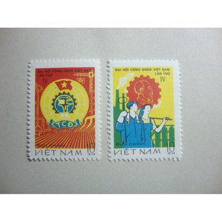 Tem sưu tập MS 334 Tem Việt Nam Đại Hội Công Đoàn Lần thứ IV 1978