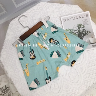 Quần đùi cotton cho bé (MHĐ194 size 5 đến 16kg)