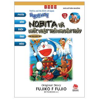 Sách - Doraemon Tranh Truyện Màu - Tập 10 - Nobita Và Nước Nhật Thời Nguyên Thủy