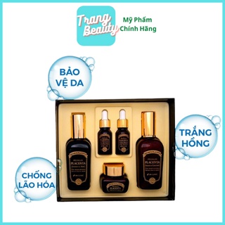Bộ Dưỡng Da Chống Lão Hóa Tinh Chất Nhau Thai Cừu 3W CLINIC PREMIUM PLACENTA SKIN CARE 3-SET