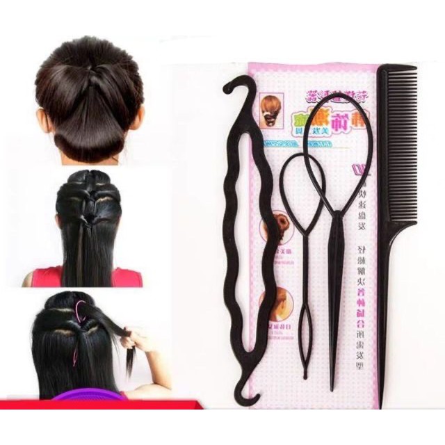 Bộ búi tóc đa năng 4 món