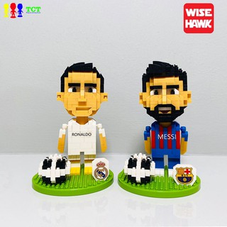 Bộ đồ chơi LEGO xếp hình lego mô hình cầu thủ bóng đá Ronaldo Messi
