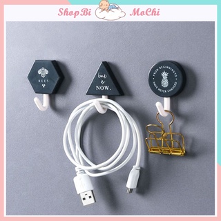 Set 3 Móc Treo Tường Đa Năng,sử dụng miếng dán 3M cực chắc chắn, không cần khoan đục