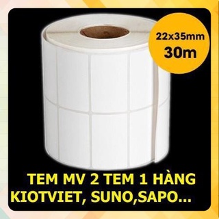 Giấy in nhiệt 35×22 cho máy in mã vạch