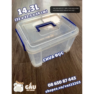 Hộp nhựa nuôi Hamster / Nhím / Bò sát / Thú nhỏ ...