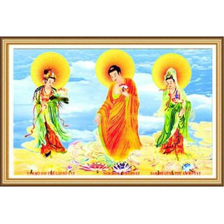 TRANH ĐÍNH ĐÁ TÂY PHƯƠNG TAM THÁNH VS156 (120X80)