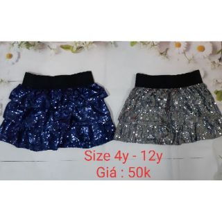 Chân váy bé gái xuất khẩu Size 4y, 5-6y, 10y