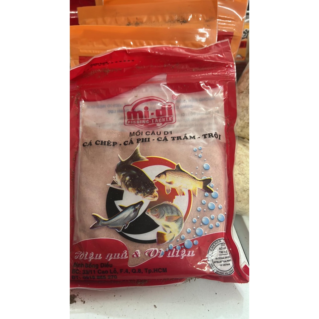 Mồi câu cá D1 D2 D3