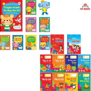 Sách - combo Truyện tranh tư duy 8 cuốn và Túi chuẩn bị cho bé vào lớp 1 (8 cuốn) - (16 cuốn)