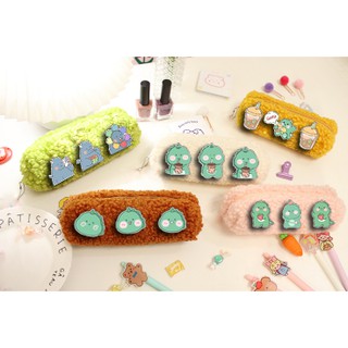 Hộp bút lông khủng long huy hiệu HBLH13 hộp bút cute hộp bút dễ thương