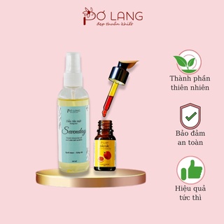 Combo Srum tinh dầu và dầu rửa mặt Pơ Lang giúp làm sạch và chăm sóc da mặt nhẹ nhàng 10ml và 100ml