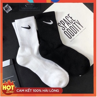 Tất nike dệt kim cổ cao thể thao cao cấp Freeship