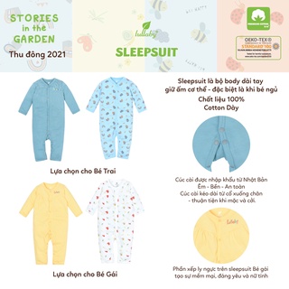[CHÍNH HÃNG] Body liền quần cotton cao cấp Lullaby (NH15-19)