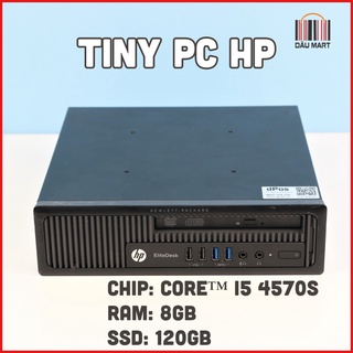 Máy Tính Cũ Tiny PC HP 800 G1 USDT i5 4570S RAM 4G SSD 128GB Cấu Hình Chuyên Cho Shop Bán Hàng Shopee Và Các Sàn TMĐT