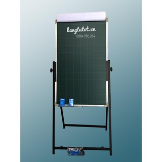 Bảng Flipchart Eco ô ly tiểu học 60x100 cm- điều chỉnh cao thấp thuận tiên (Kèm quà)