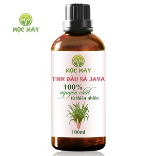 Tinh dầu sả Java nguyên chất Mộc Mây 100ml (Có kiểm định bộ y tế, chất lượng và mùi hương vượt trội)