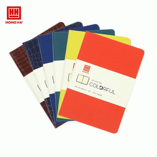 Sổ bìa da 200 trang H5 Hồng Hà Colorful 4602