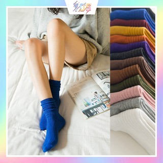 [Mã SKAMCLU8 giảm 10% cho đơn từ 100K] Vớ/Tất cổ cao màu trơn HOT TREND [link 2]