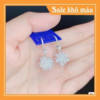 Gía xưởng Bông tai treo bông tuyết bạc ta