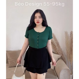 ÁO CROOP KHUY NÚT BIGSIZE