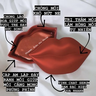 Mặt Nạ Môi Giảm Thâm Môi Dưỡng Môi Hồng Tự Nhiên Cấp Ẩm Căng Mọng Hộp Mask Môi Chống Khô Môi Nứt Nẻ Môi