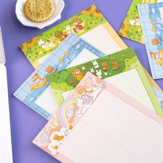 Tập 30 tờ giấy kẻ caro viết tiếng Trung sổ ghi chép