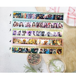 Thước in hình anime kimetsu no yaiba thanh gươm diệt quỷ