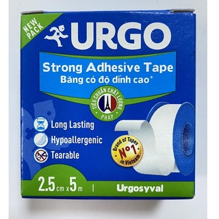 Băng Dính Cuộn Lụa Urgo.Sơ Cứu,Băng Vết Thương.Độ Dính Cao.Made In Thái Lan