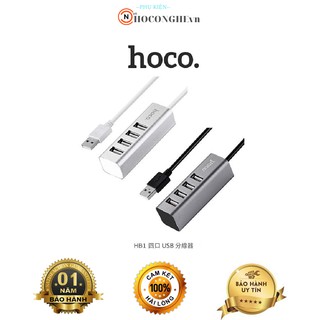 CHÍNH HÃNG Bộ Chia 4 Cổng USB Hoco HB1 {BẢO HÀNH ĐỔI MỚI}