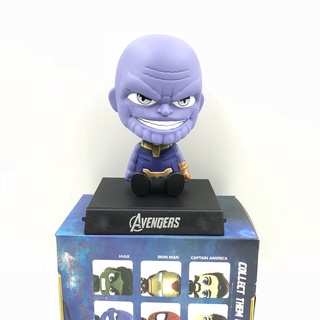 Mô hình Thanos - Mô hình Chibi lắc đầu trang trí taplo ô tô, trang trí bàn học, giá đỡ điện thoại