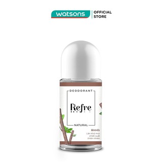 Lăn Khử Mùi Refre Natural Chiết Xuất Thiên Nhiên - Hương Gỗ Woody 40ml