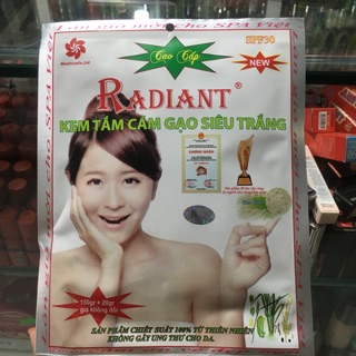 TẮM TRẮNG CÁM GẠO RADIANT 170g