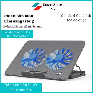 Đế Tản Nhiệt Laptop, Quạt Tản Nhiệt Cho Máy Tính 14 đến 17 inch Loại 2 Quạt Và 6 Quạt New