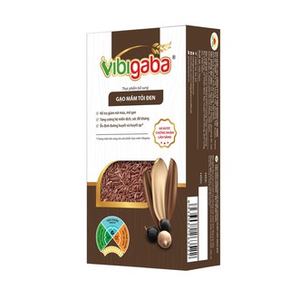 Gạo Mầm Vibigaba Tỏi Đen Hộp 1Kg - Hỗ trợ giảm mỡ máu, mỡ gan, tăng cường sức đề kháng, ổn định đường huyết và huyết áp