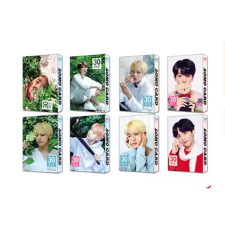 Lomo BTS mẫu mới thiên nhiên bộ ảnh hộp 30 ảnh thẻ hình nhóm nhạc idol Hàn quốc