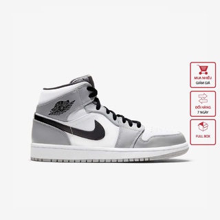 Giày Sneaker Nam Nữ màu XÁM cổ cao, Giày Nike Air Jordan 1 JD  Cổ CAO Cao Cấp 2021 HÀNG MỚI