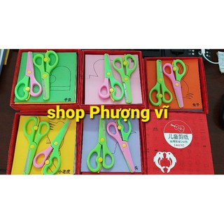 bộ cắt giấy thủ công 240 tờ kèm 2 cây kéo