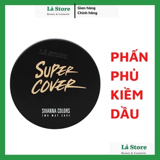 HÀNG CHÍNH HÃNG - Phấn Phủ Sivanna Super Cover Dạng Nén Kiềm Dầu Tốt, Độ Che Phủ Cao - Phấn nén Sivanna